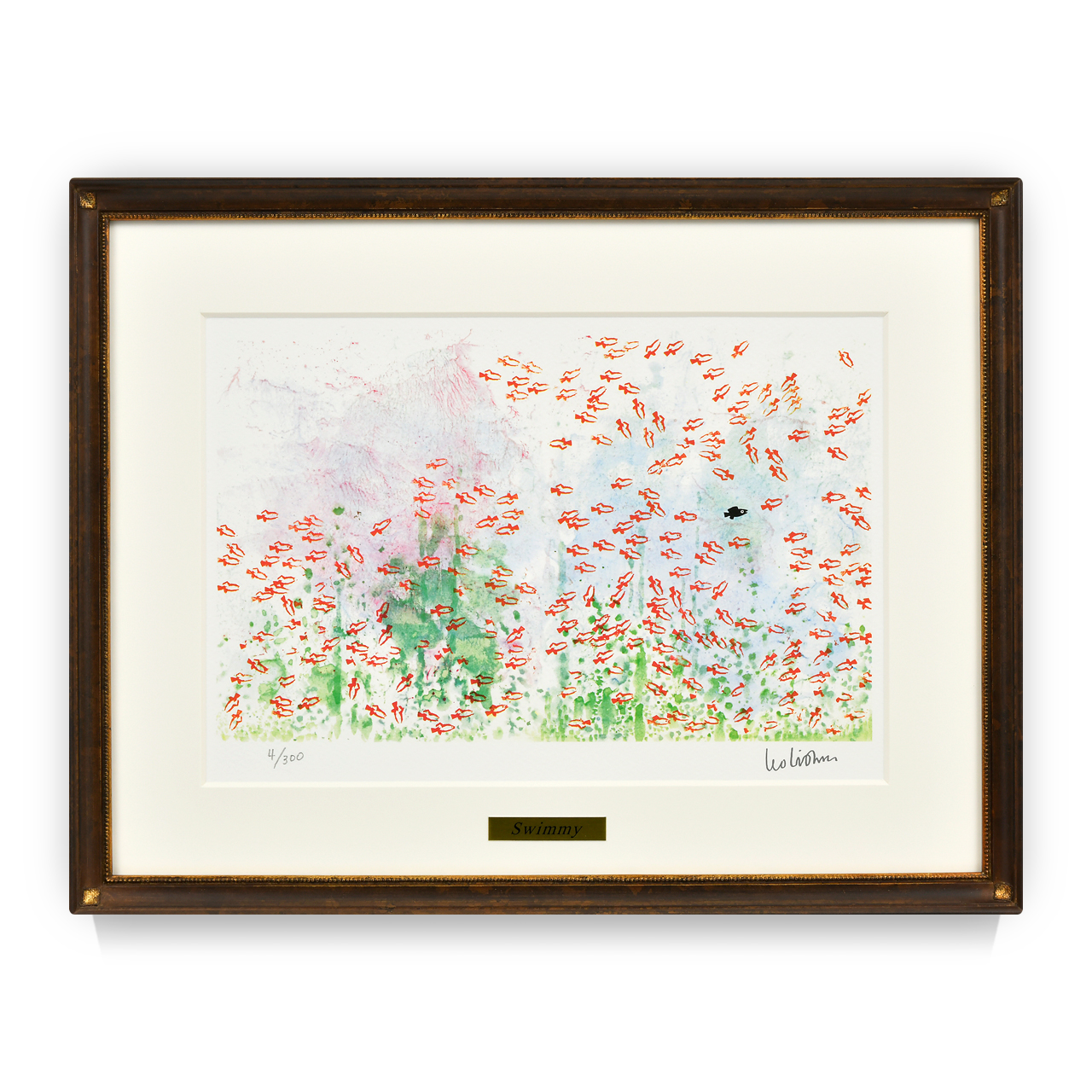 レオ・レオニ 版画「スイミー1」［限定300枚］（ご注文から１か月以内に発送予定）