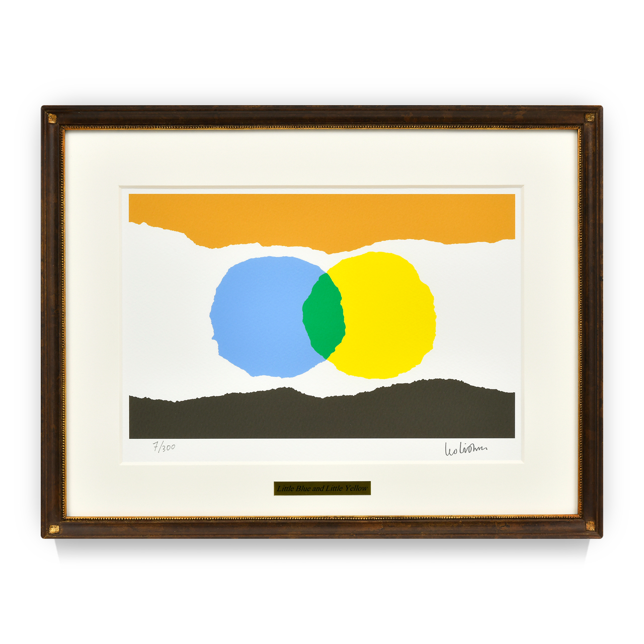 レオ・レオニ 版画「あおくんときいろちゃん」［限定300枚］（ご注文から１か月以内に発送予定）