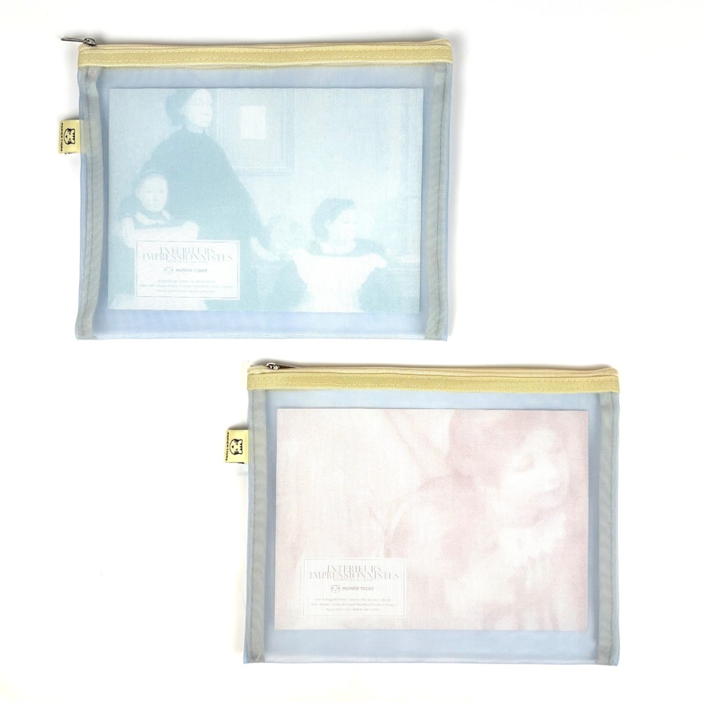 【3/16正午まで】PAPIER TIGRE メッシュポーチ　オルセー美術館蔵 印象派展