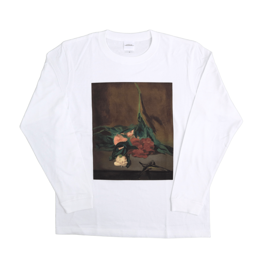 【3/16正午まで】ロングTシャツ　芍薬の枝