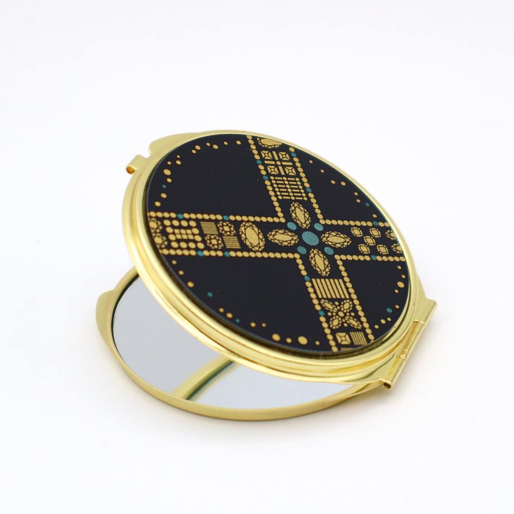 【受注販売・3/30まで】羽生結弦衣装イメージ　玉虫塗コンパクトミラー（一次受付：6月上旬以降順次発送予定）