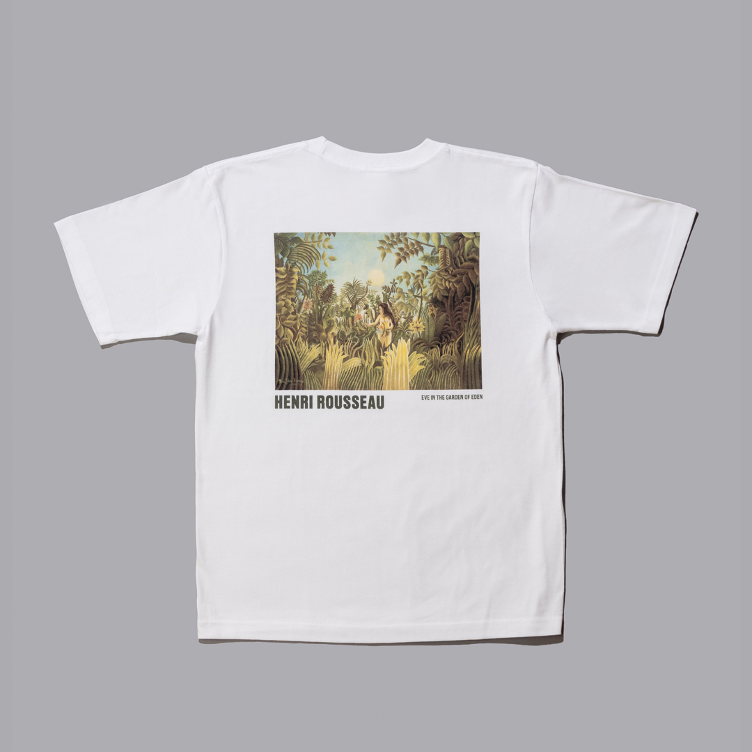 半袖Ｔシャツ 白　ルソー《異国のエヴァ》