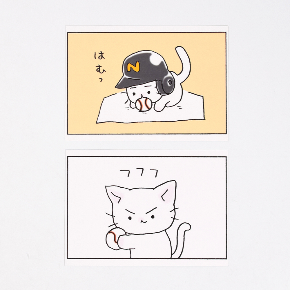 猫ピッチャー　ポストカードセット2