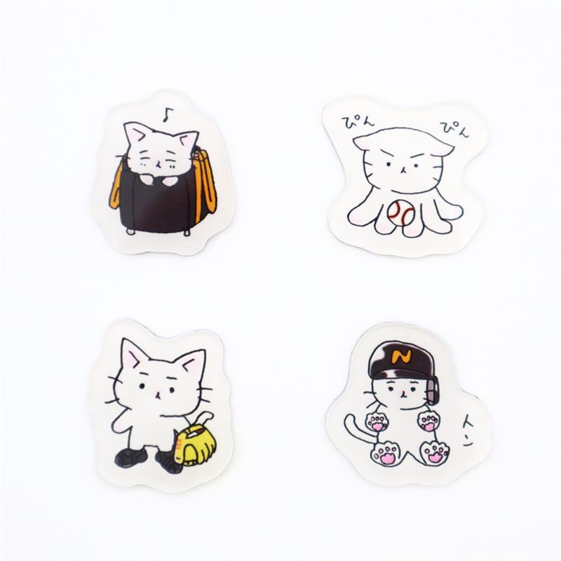 猫ピッチャー　アクリルマグネット〈シークレット全4種〉