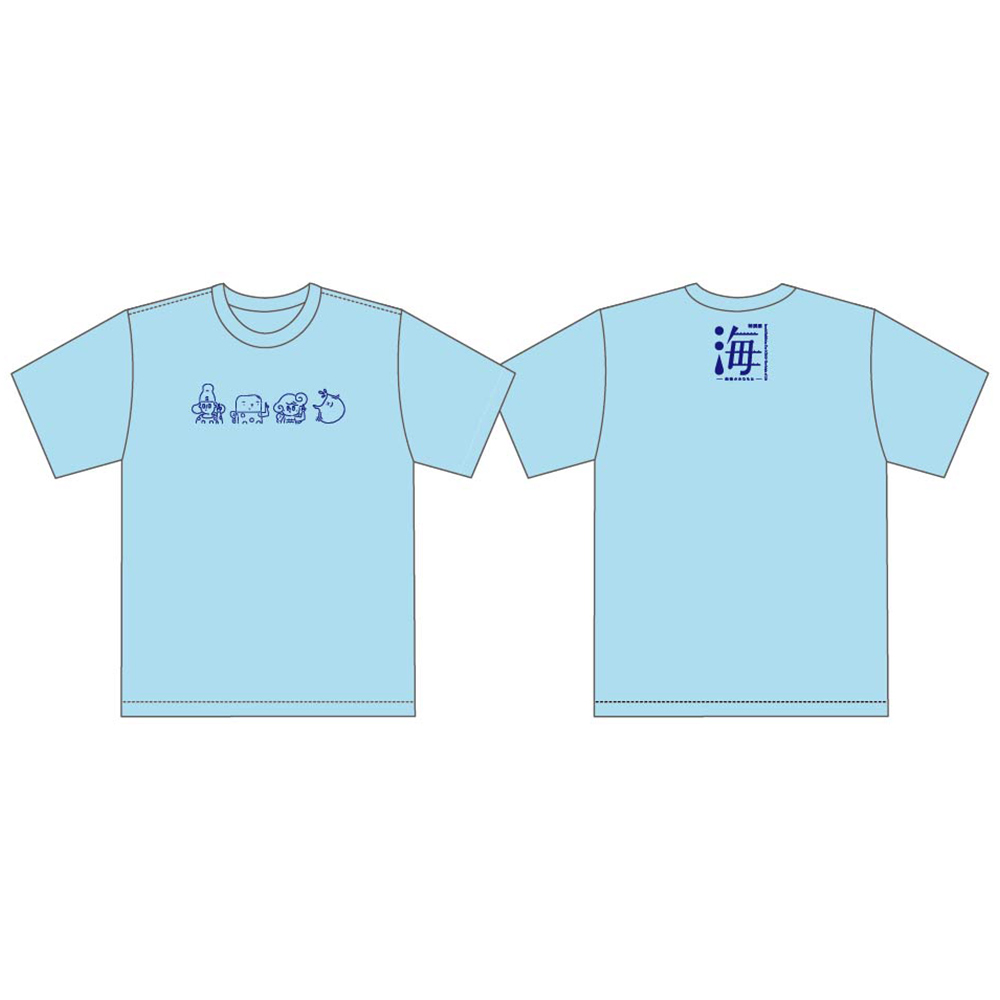 公式キャラクター　Tシャツ　ライトブルー