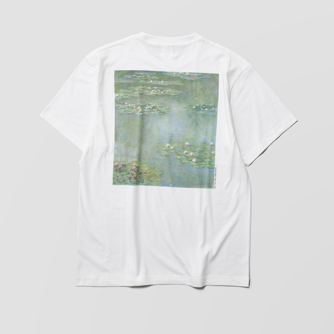 モネ《睡蓮》半袖Tシャツ（10月上旬以降順次発送予定）