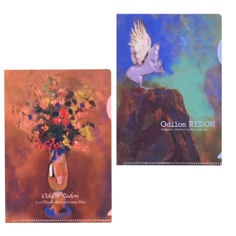 美術展ナビ 図録・グッズSHOP / A6クリアファイル ルドン《青い花瓶の