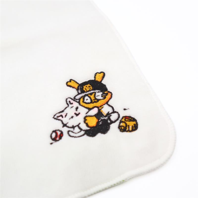 GIANTS×猫ピッチャー　ホットマンベロアハンカチ（S）仲良し