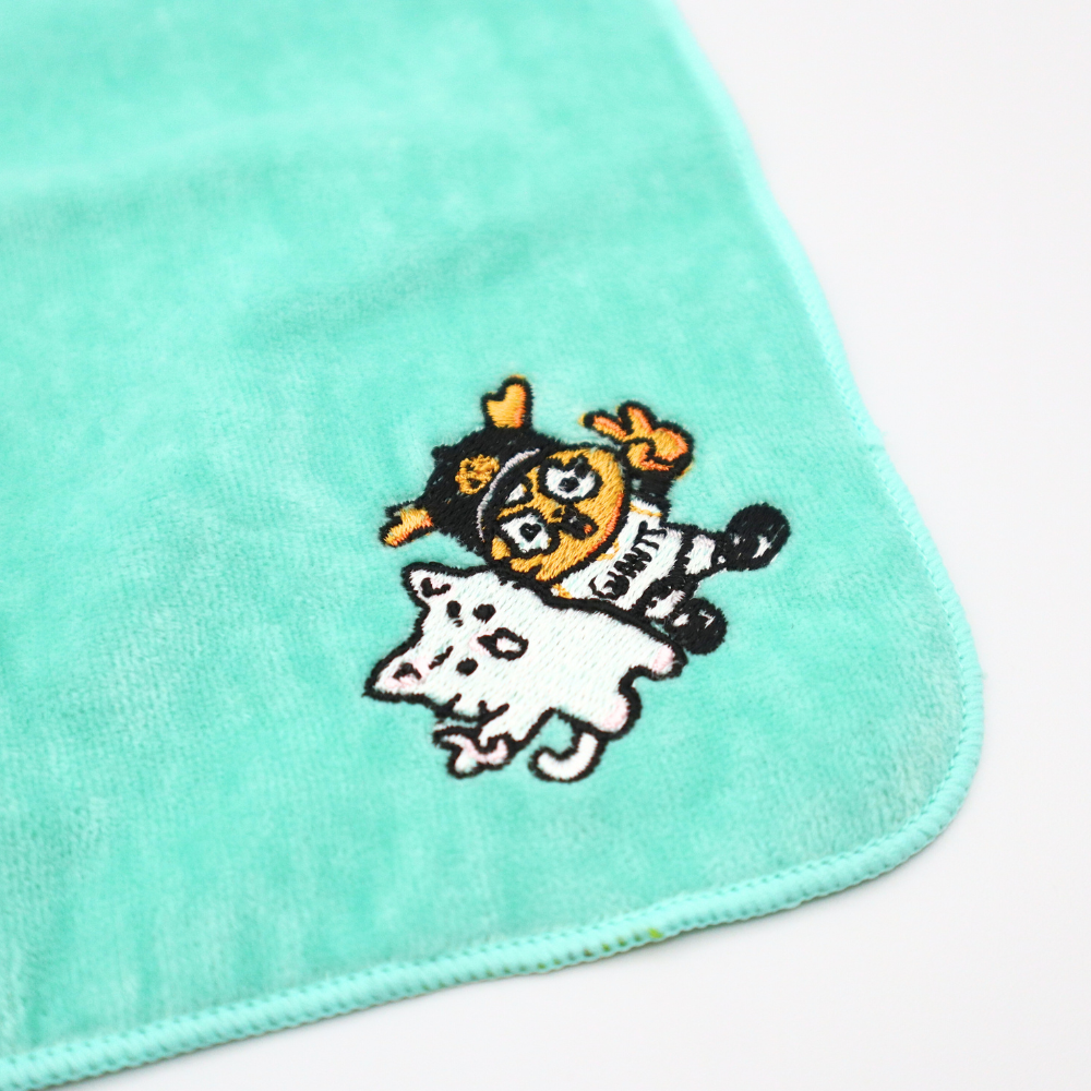 GIANTS×猫ピッチャー　ホットマンベロアハンカチ（S）ピース
