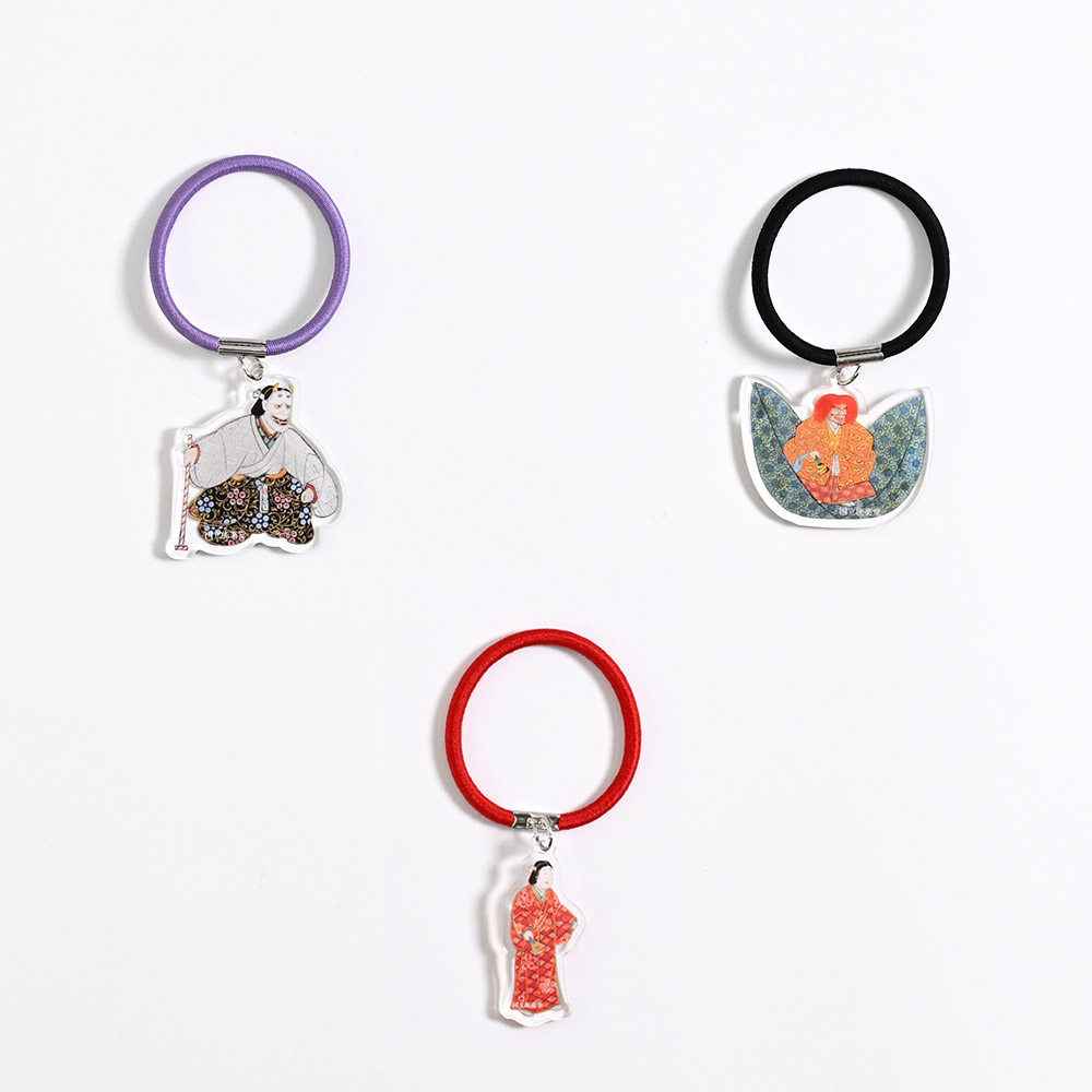 能絵アクリルヘアアクセサリー