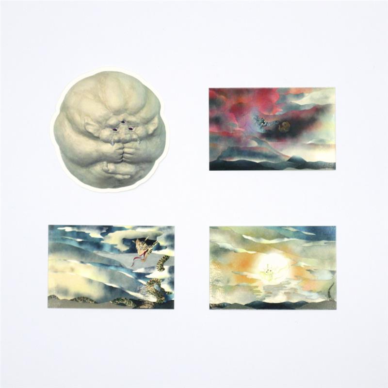 うしろのしょうめん ステッカーセット（4枚入り）