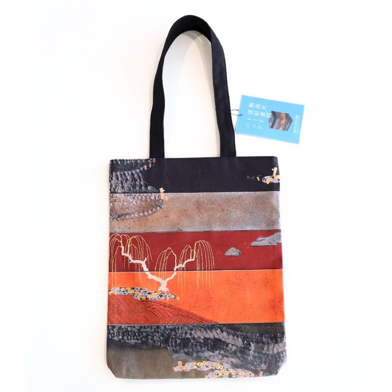 トートバッグ　柳流水蒔絵重箱