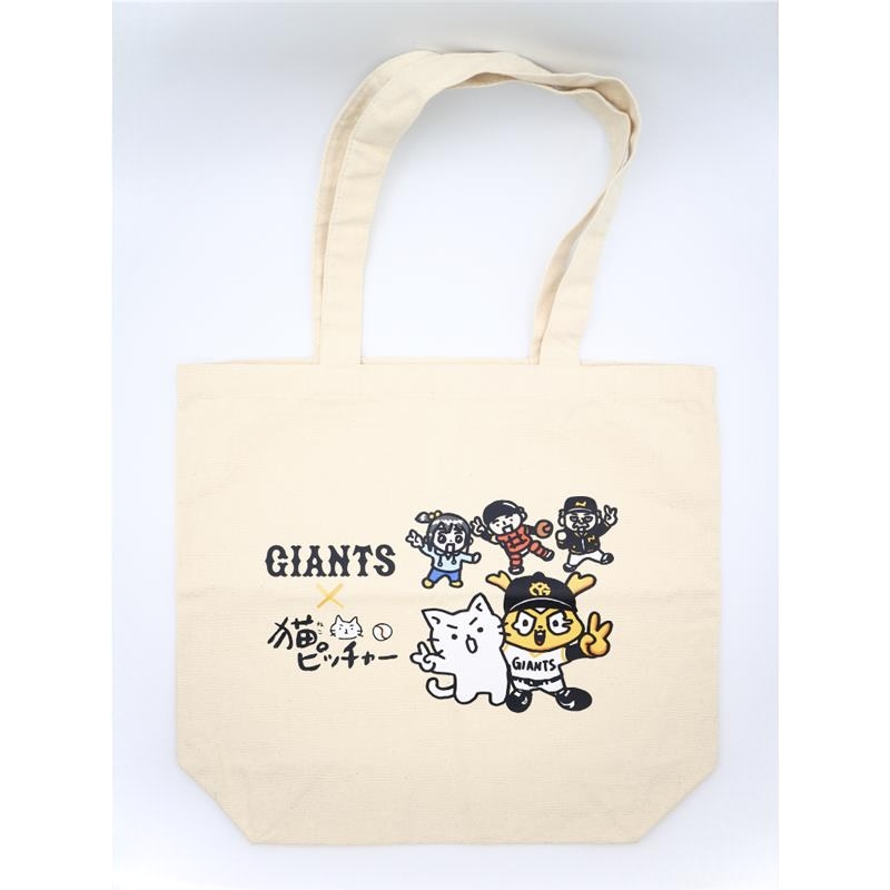 GIANTS×猫ピッチャー トートバッグ（ピース）